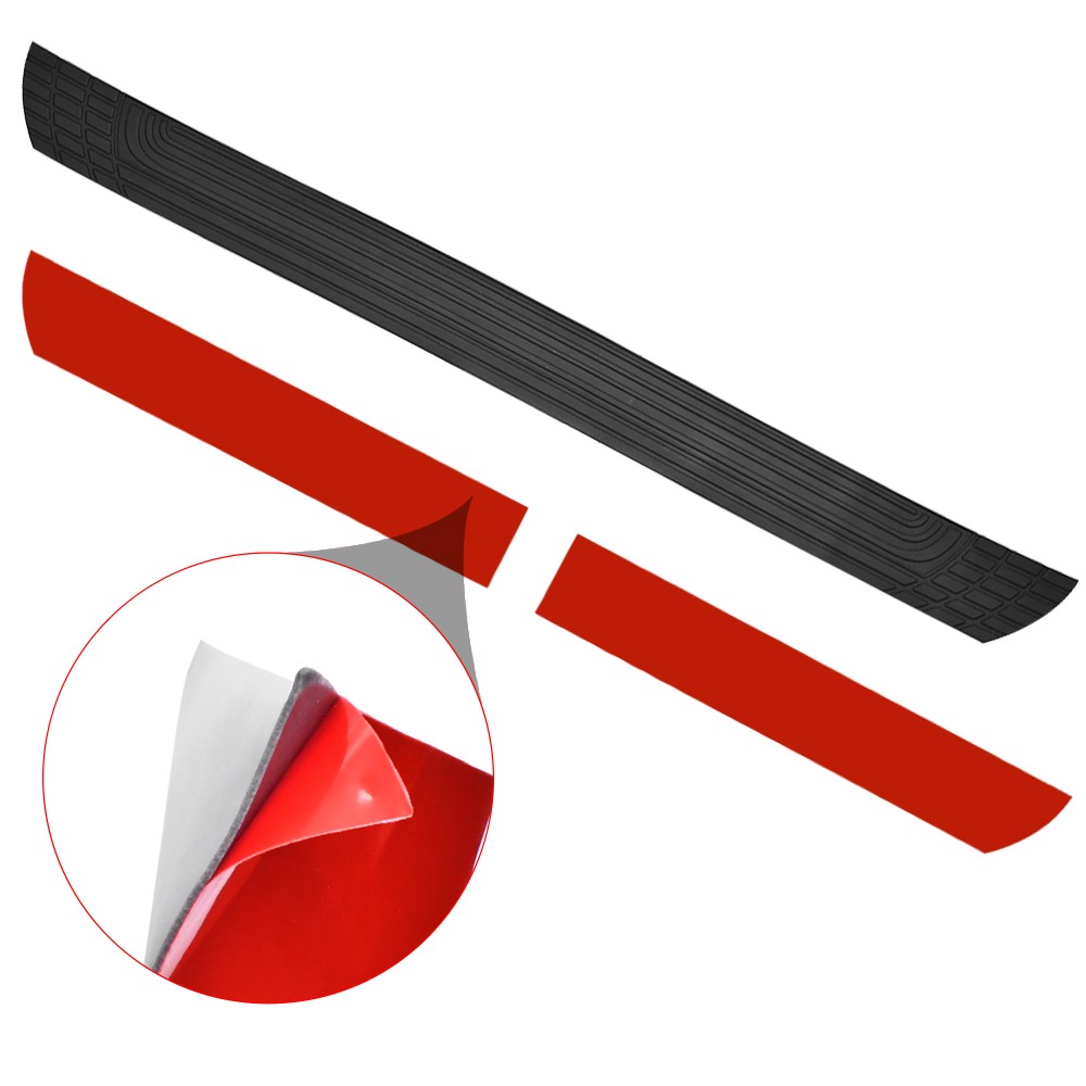 For Ford Accessories Car Rubber Rear Bumper Trunk Guard Anti-Scratch Protector