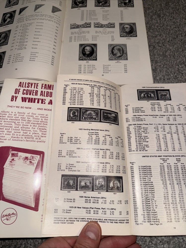 SCOTT And Two Hamernick U.S Postage Price Lists H3