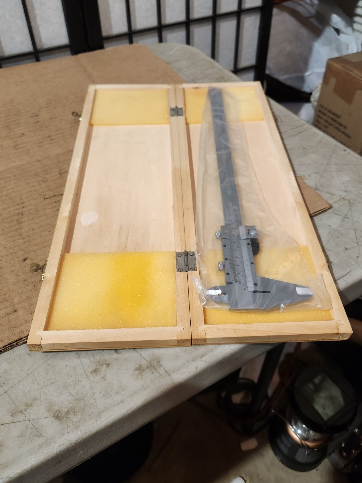 Stainless Hardened Caliper with 0-12"/300mm Measuring Range