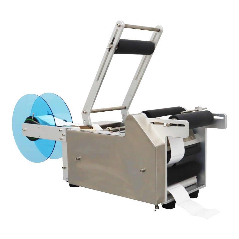 Round Bottle Labeling Machine Label Applicator Machine Packing Tool Ф0.47"-3.54"