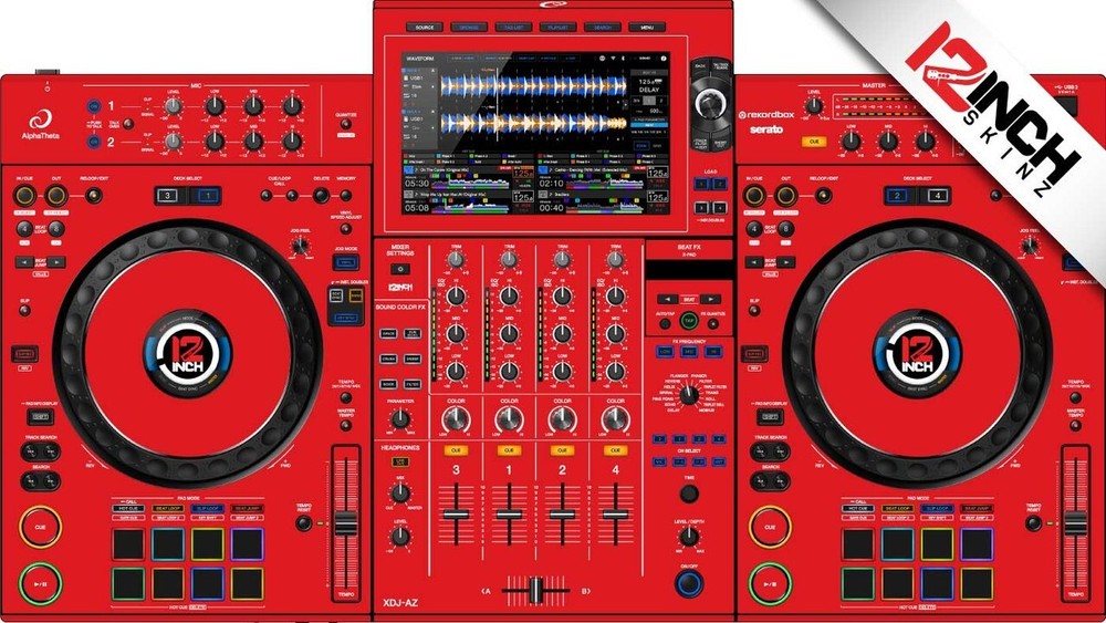AlphaTheta XDJ-AZ Skin - Red