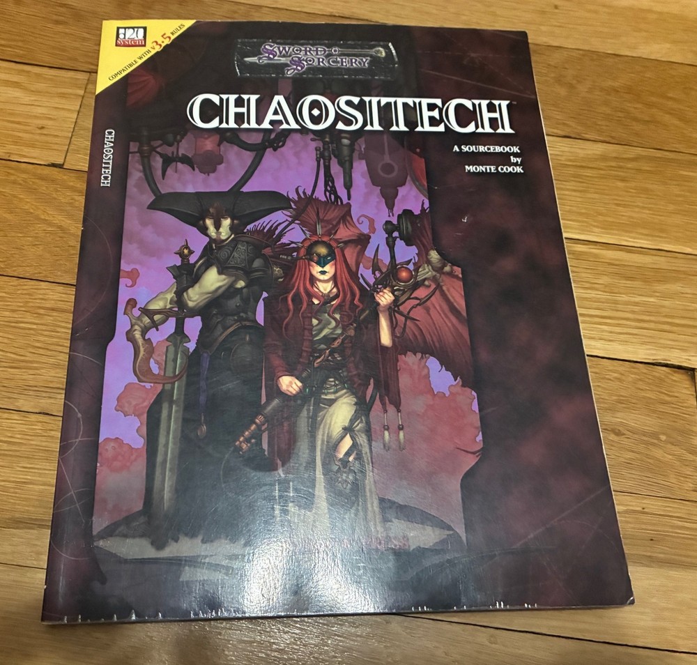 Dungeons & Dragons 3.5 Chaositech Monte Cook D20