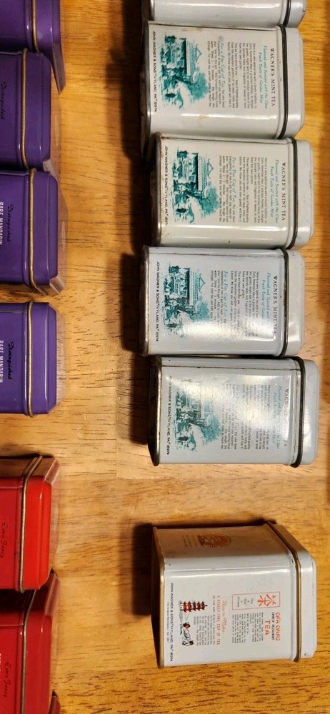 John Wagner & Sons Vintage Tea Cans