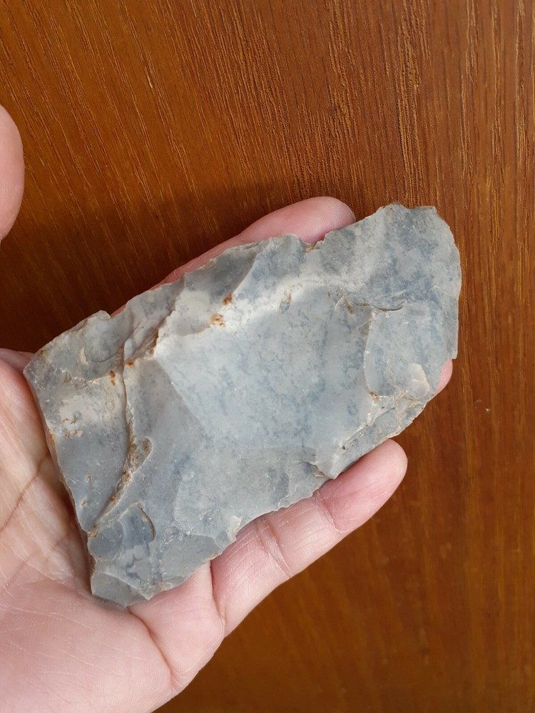 3.75" Native American Indian Sharp Flint Broken Flint Knife #B41