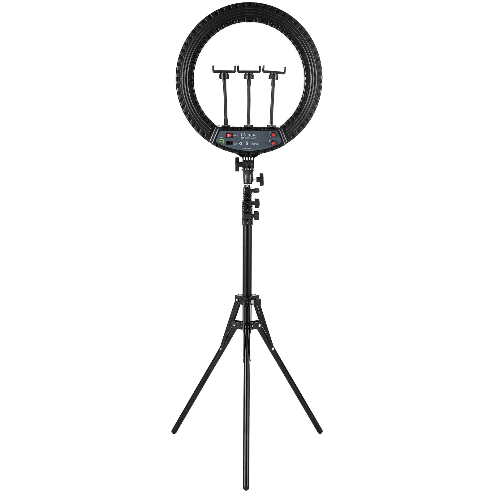 18" LED Ring Light Kit With Stand Dimmable 6000K For Makeup Phone Camera Youtube