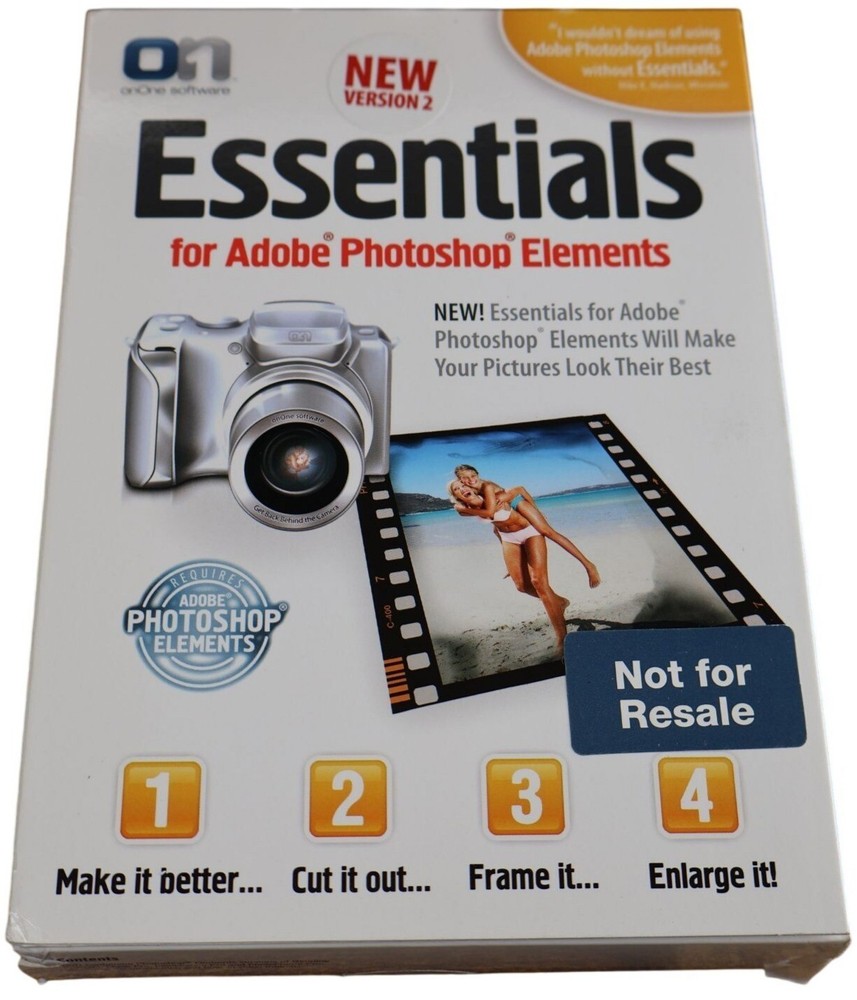onOne Essentials 2 (2007) for Adobe Photoshop Elements Mac Win DVD Suite
