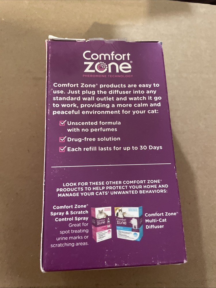 Comfort Zone Cat Calming Refill 1 Pack,New