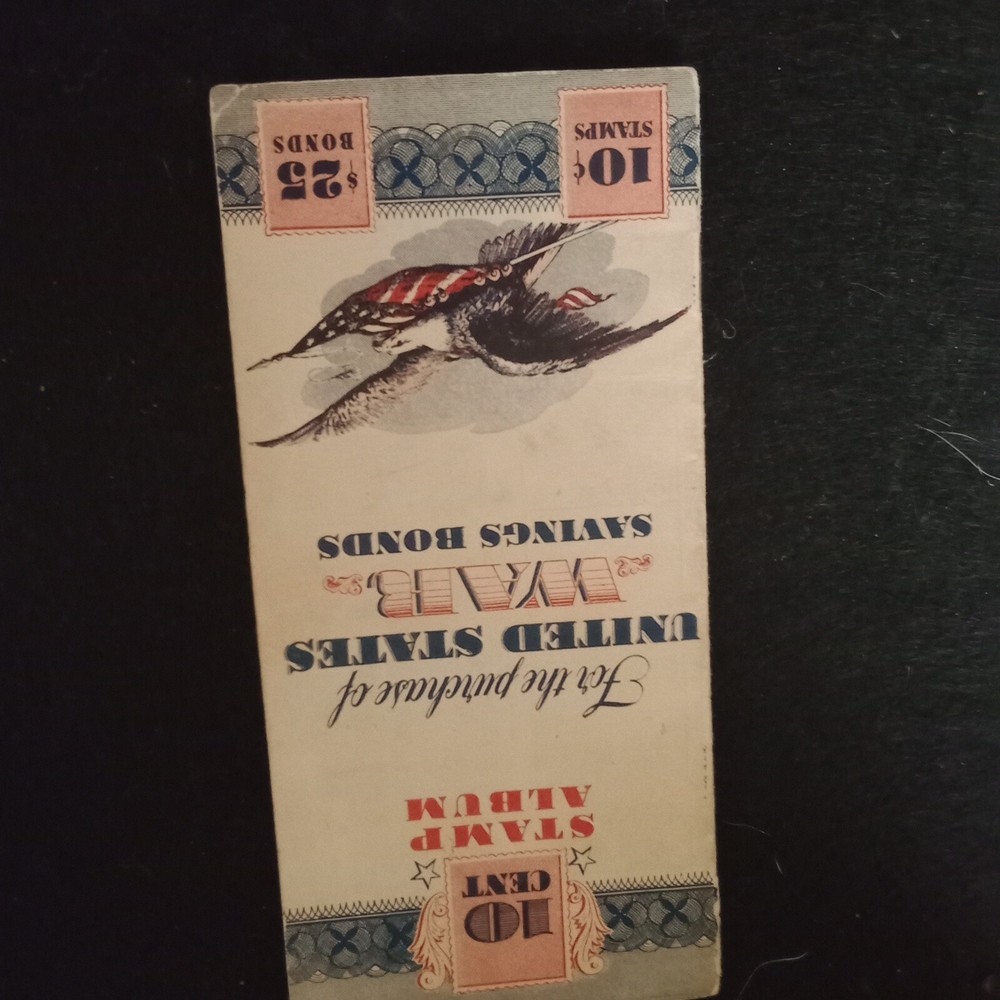 war bond stamp book