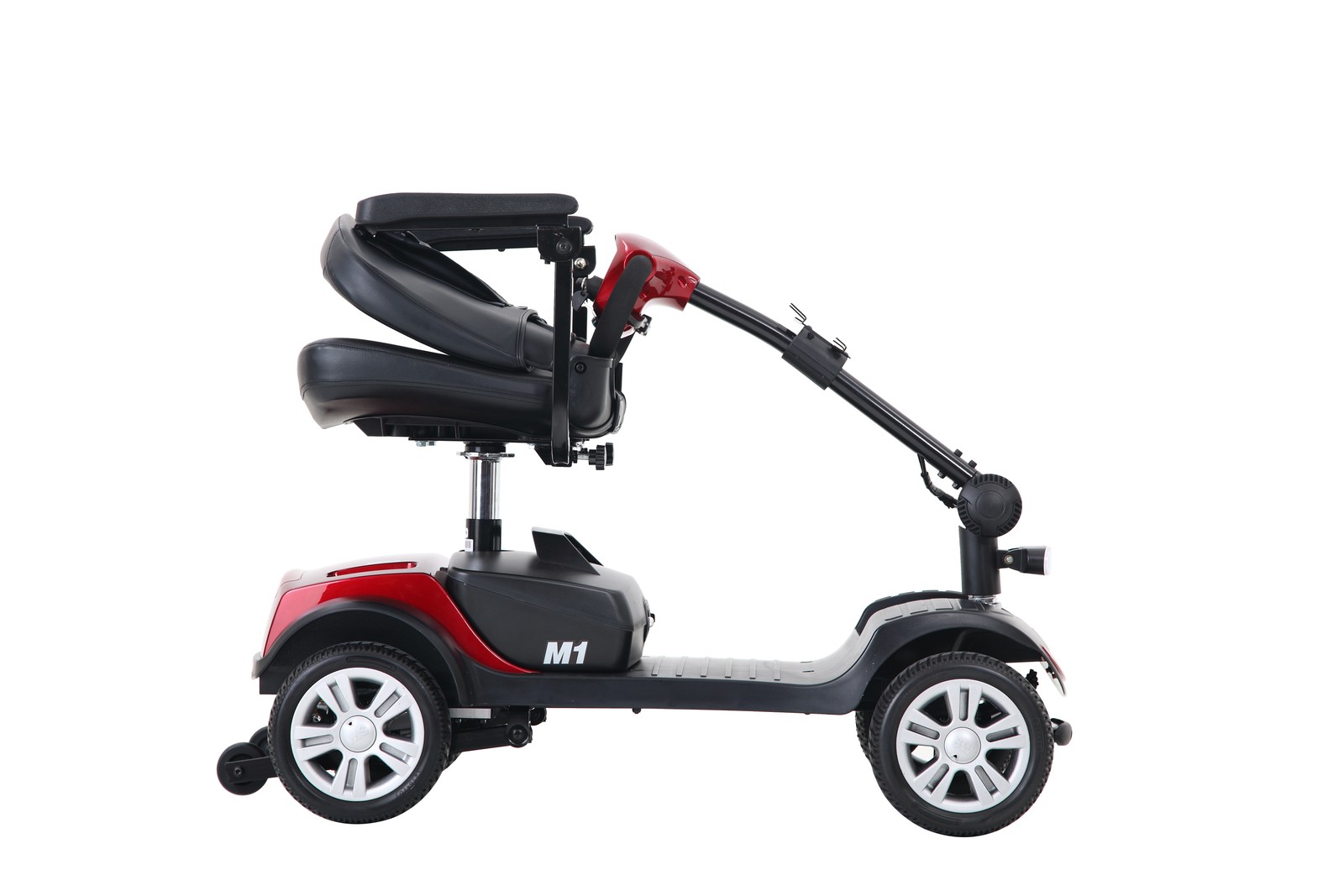 METRO 4 Wheel Travel Mobility Scooter with 300W Motor for Adult-300lbs, RED