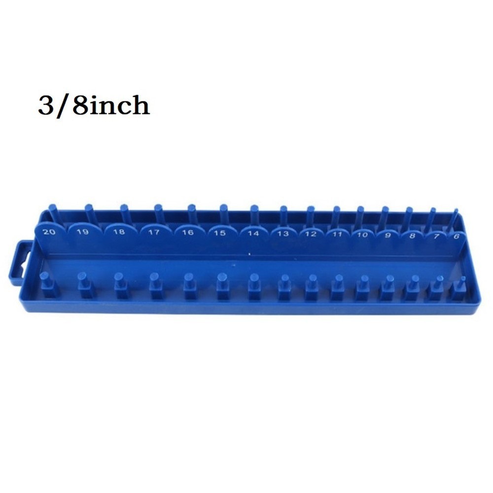 Socket Storage Organizer For Garage Workshop Metric Socket Tray Rack Holder