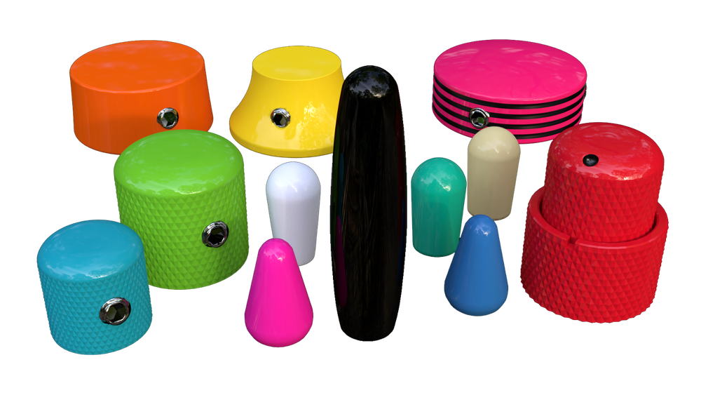 Xentric Guitars - SUPER SOLID Series Resin Guitar Knobs & Switch Caps