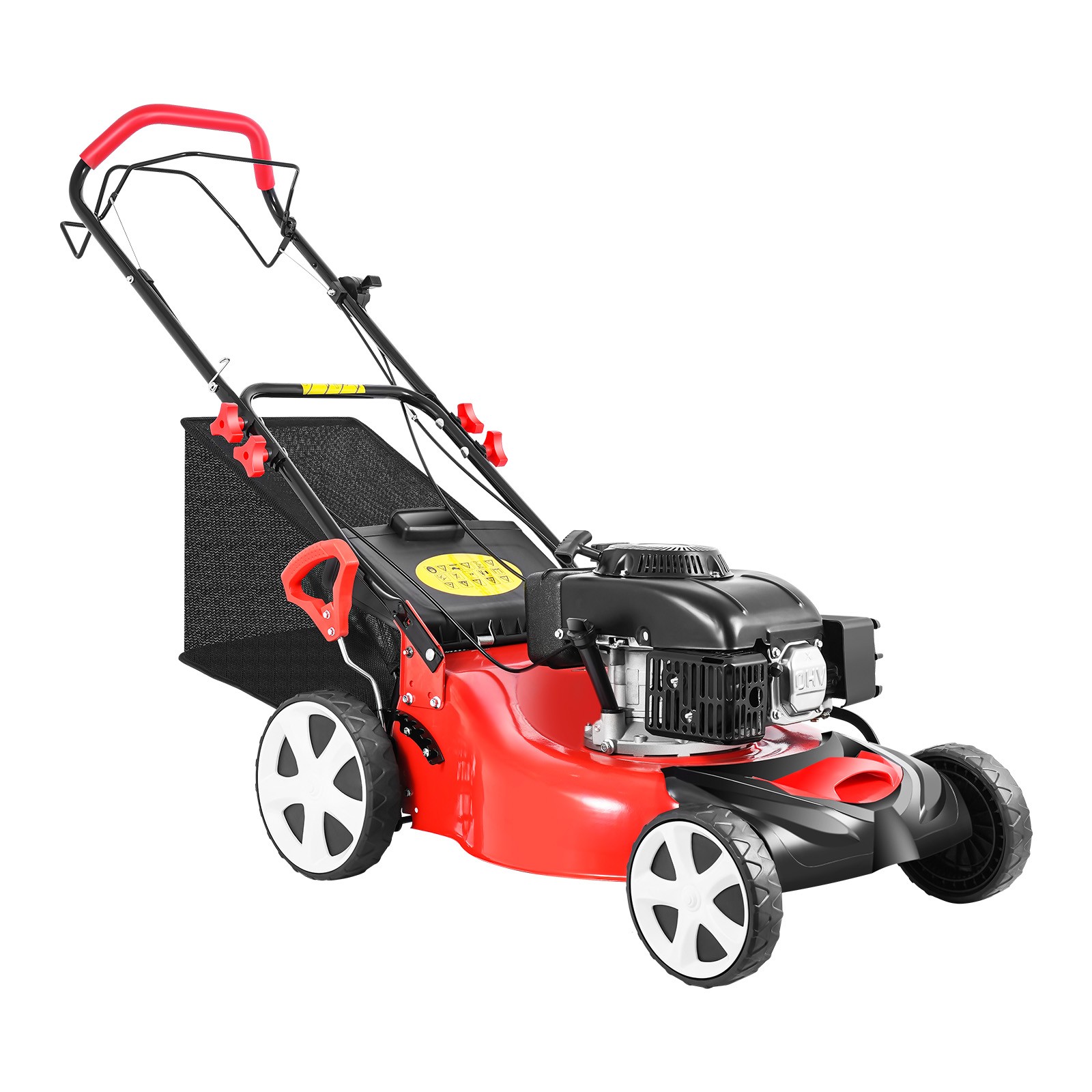 Self-Propelled Gas Powered Lawn Mower with Bagger with 4-Stroke Engine 20” 173cc