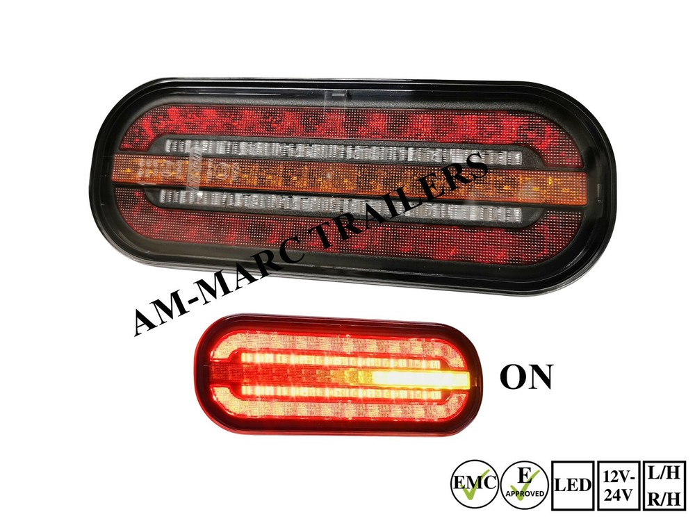 Rear Led Combination Light Progressived Dynamic Sequential Indicator Superseal