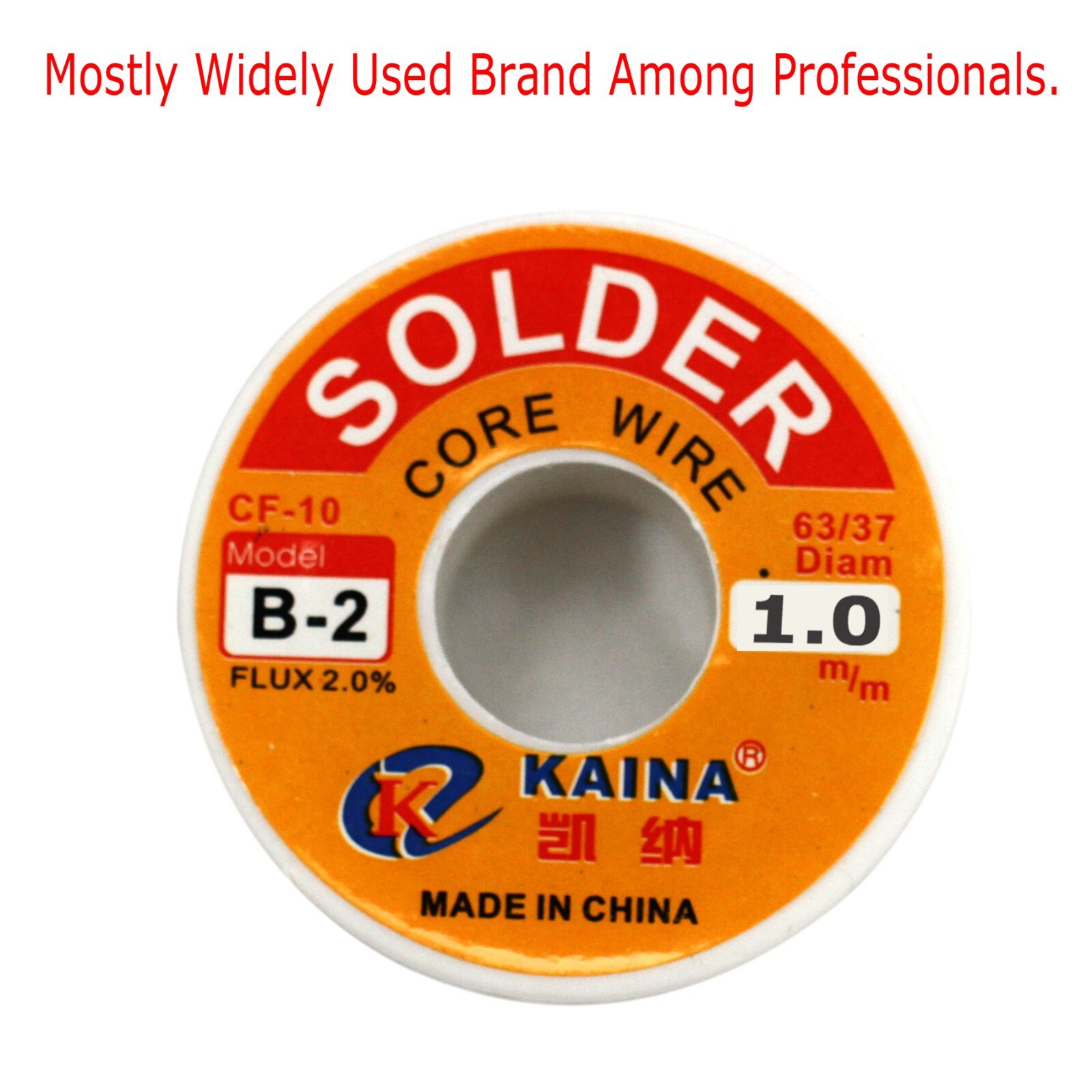 63-37 Tin Rosin Core Solder Wire Electrical Soldering Sn60 Flux .031"/1.0mm 50G