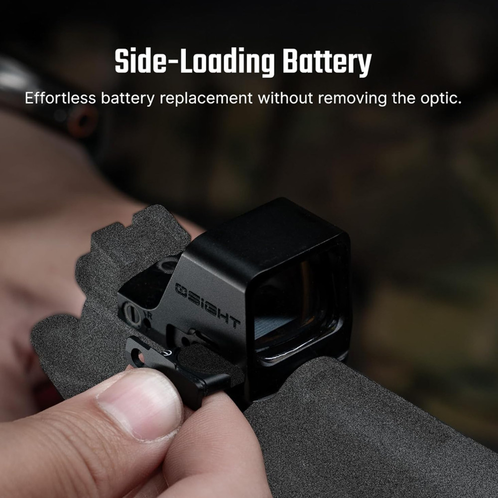 OSIGHT C-RD Red Multi-Reticle Open Reflex Sight