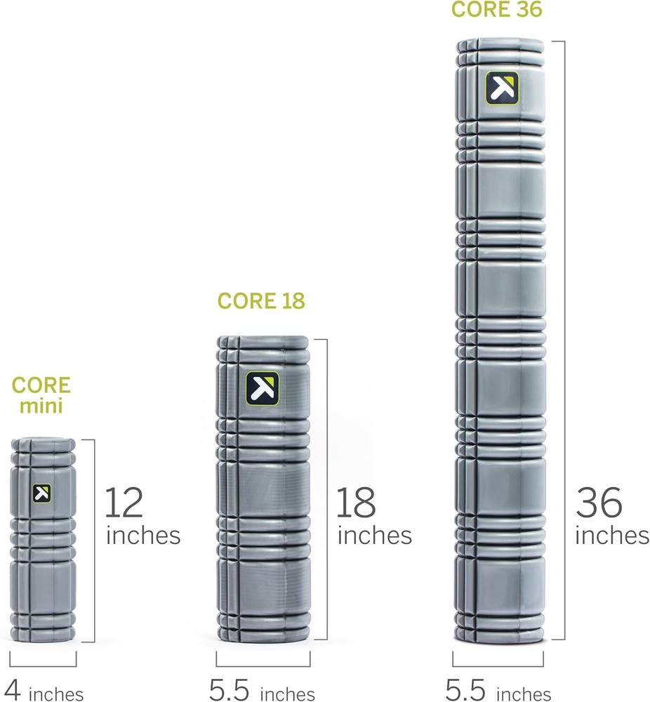 TriggerPoint CORE Foam Massage Roller with Softer Compression for Exercise, Deep