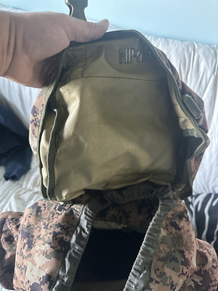 Mill Spec Plus Camo Backpack with Pockets On Both Sides