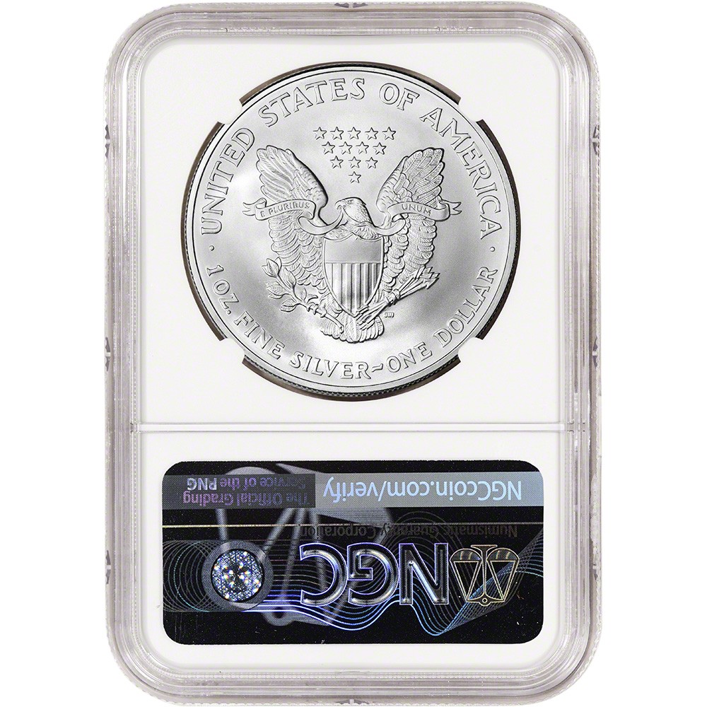 2005 American Silver Eagle Coin - NGC MS69