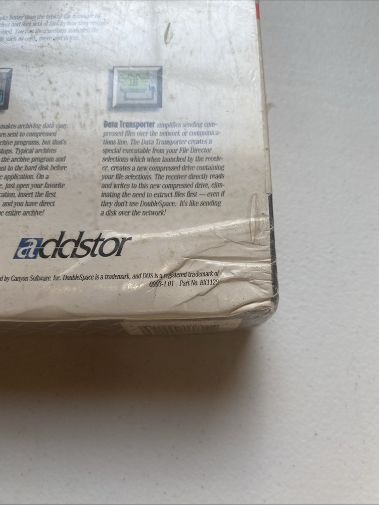 Central Point Double Tools Compression Software for MS-DOS 6 Floppy 3.5"