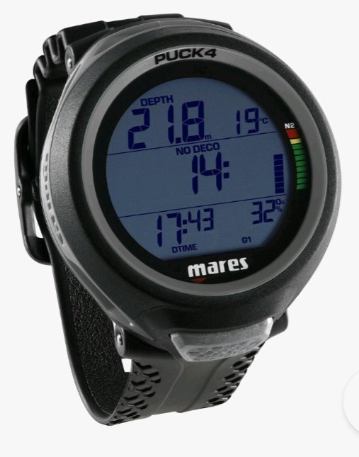 scuba diving computer wrist mount, Mares Puck 4