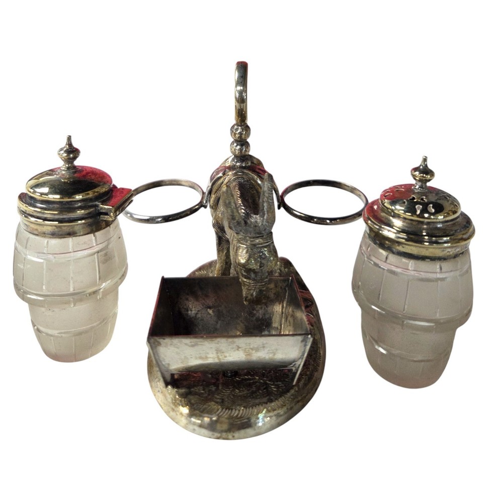 Victorian Figural Cruet Set