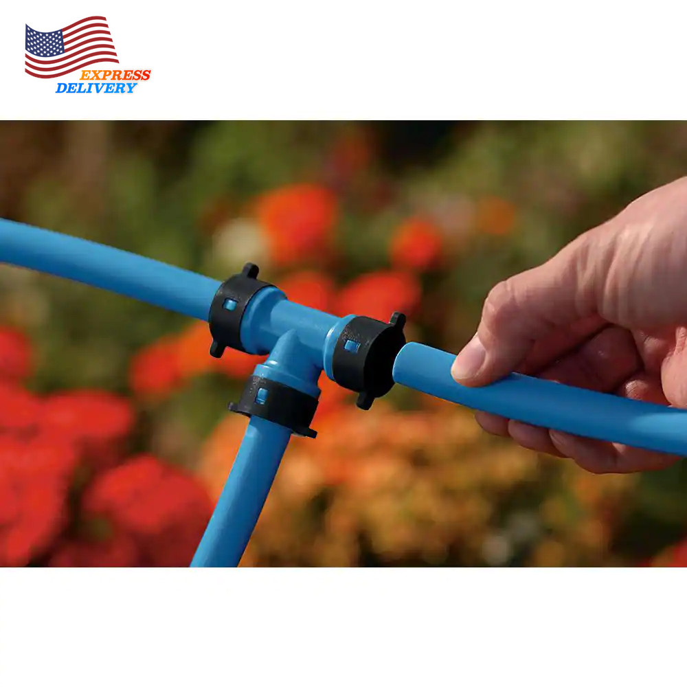 2 Zone Ground Sprinkler System Hose Faucet Timer Easy Adjust Area Coverage