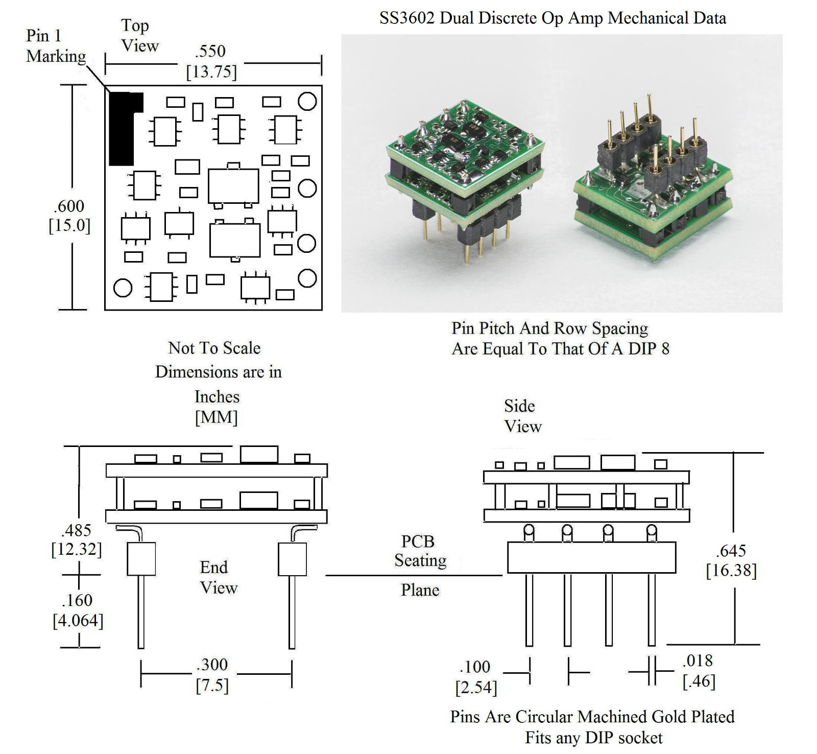 Dual Discrete Op Amp SS3602