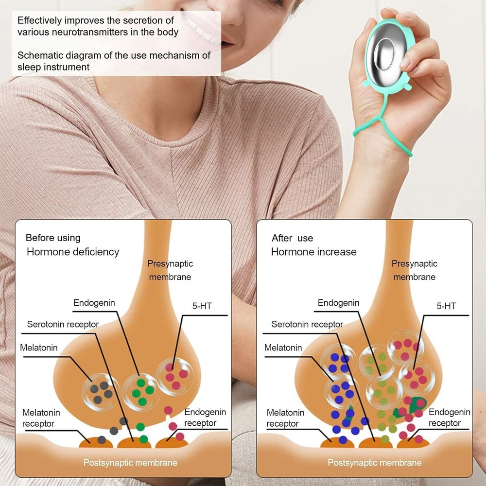 Portable Sleep Relief Device-Handheld Ergonomic Machine for Better Sleep Quality