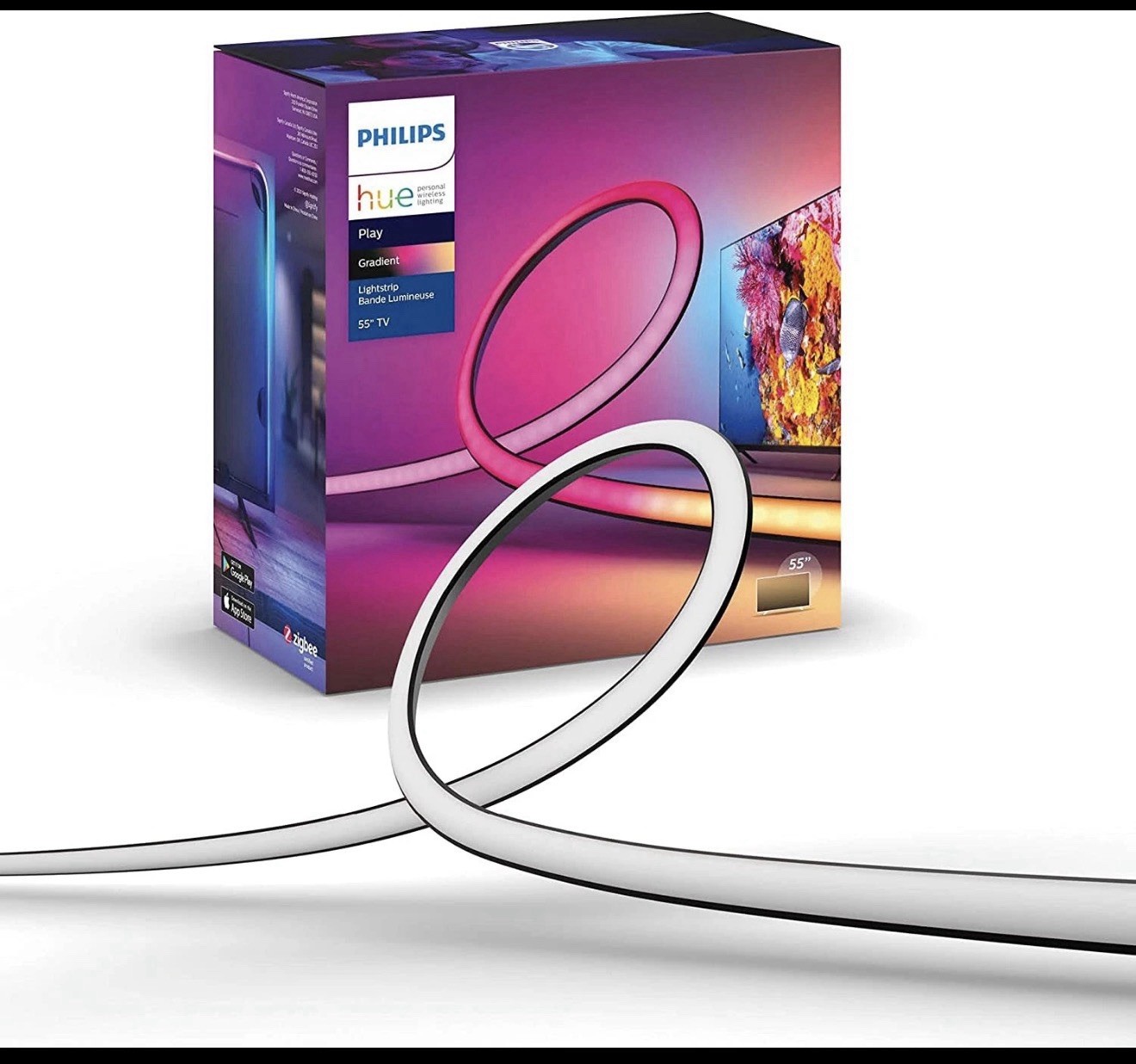 Philips Hue Play Gradient 55" TV Light Strip – Open Box