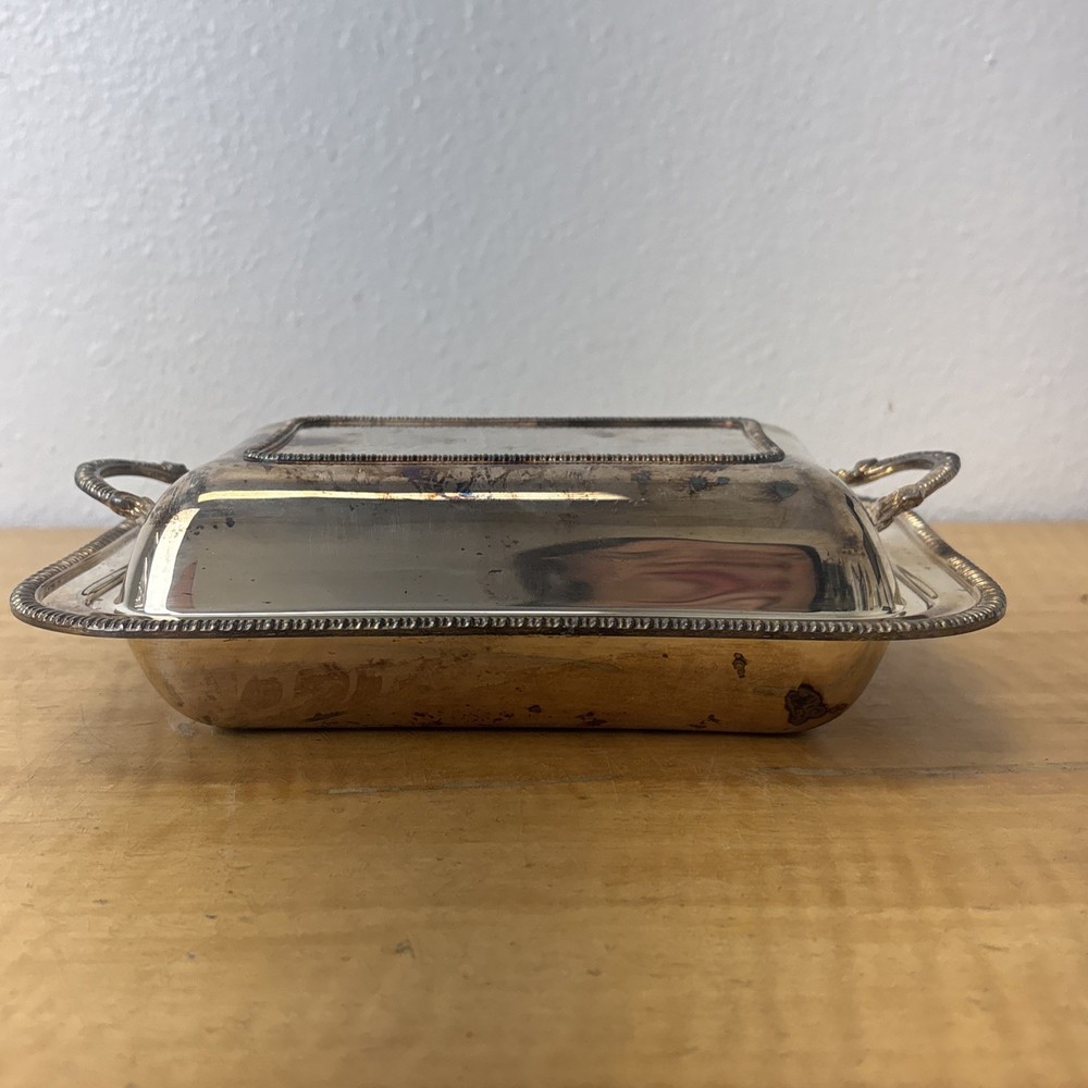 Crescent Silverware Covered Serving Dish 3139A