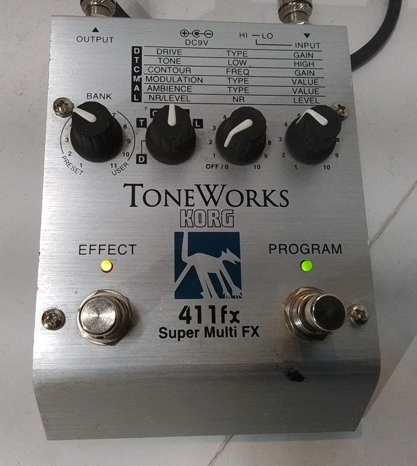 Korg ToneWorks 411fx Super Multi FX Guitar Pedal Processor