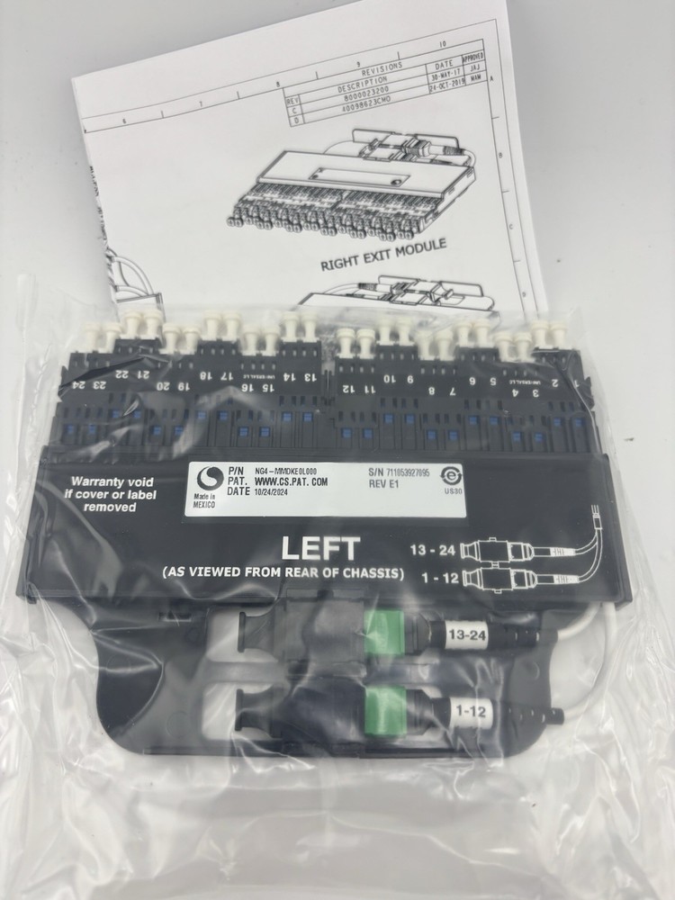 Commscope NG4-MMDKE0L000 Module NG4access MPO Module Singlemode 24 Fiber LEFT
