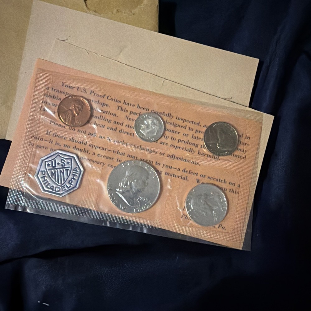 1963 1C-50C Silver Proof Set Original Envelope As Shown