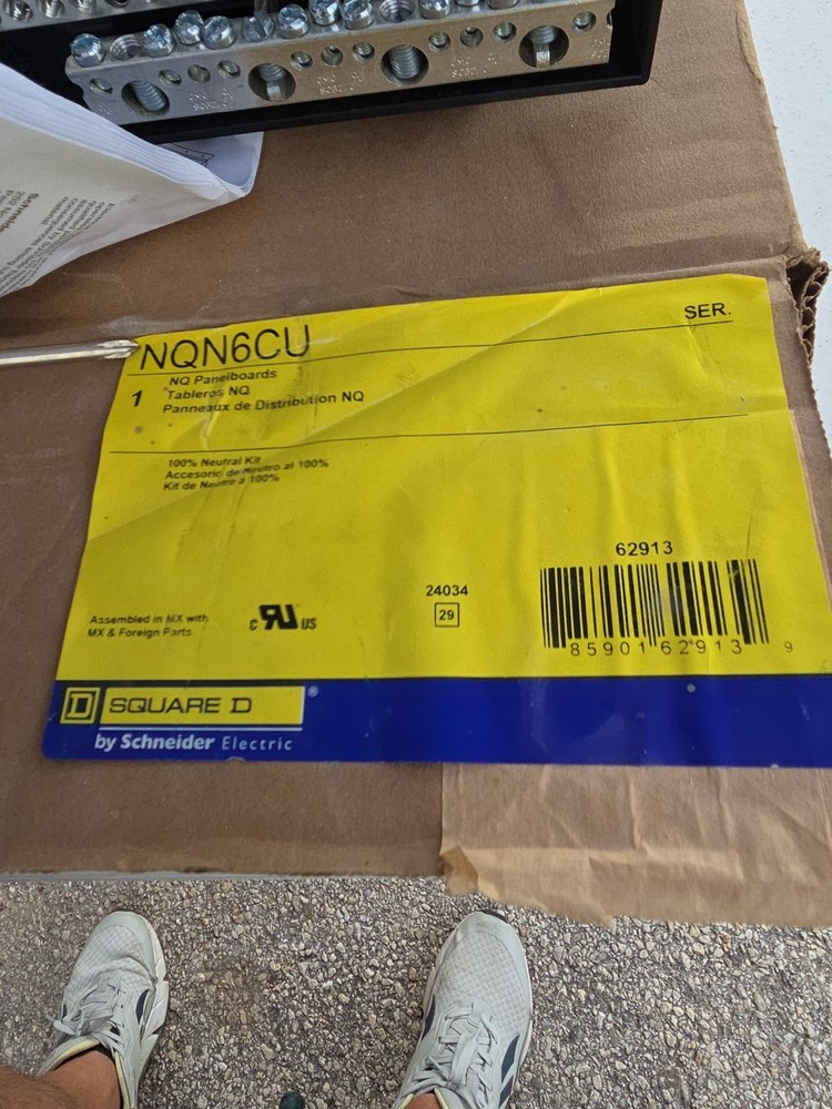 SQUARE D NQN6CU NQ PANELBOARD