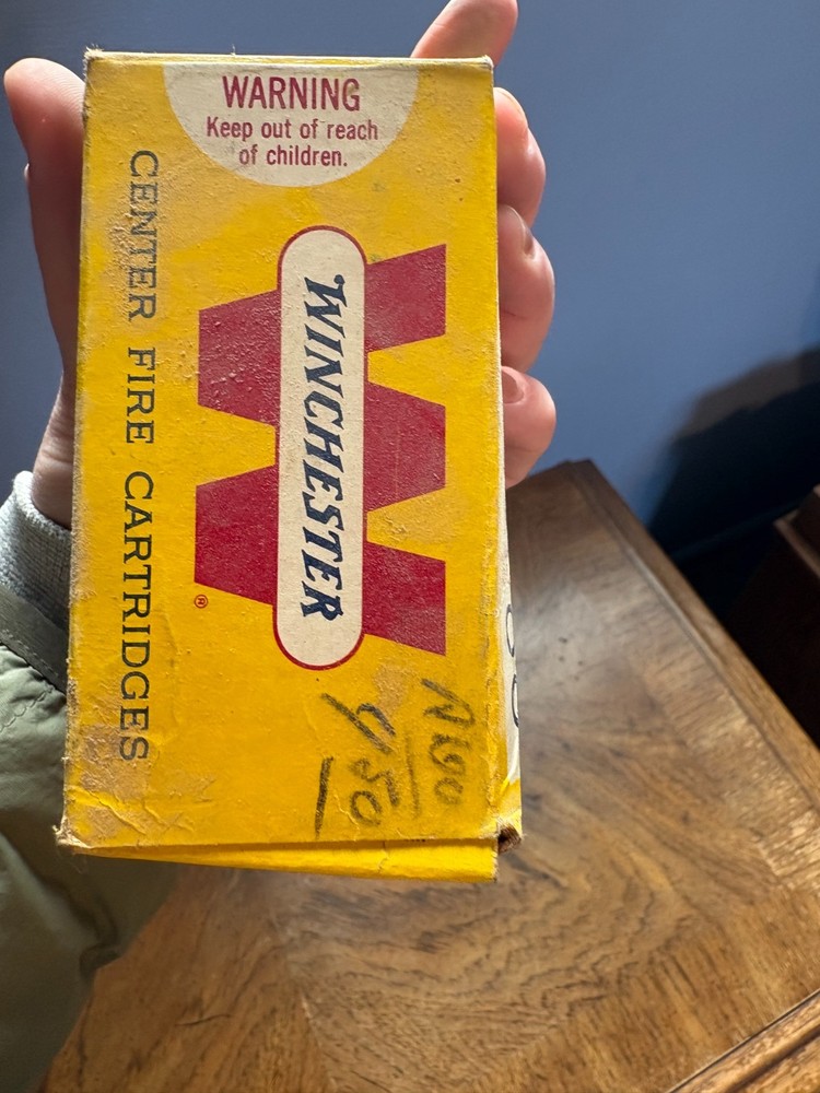 Vintage Winchester .38 Ammo Box