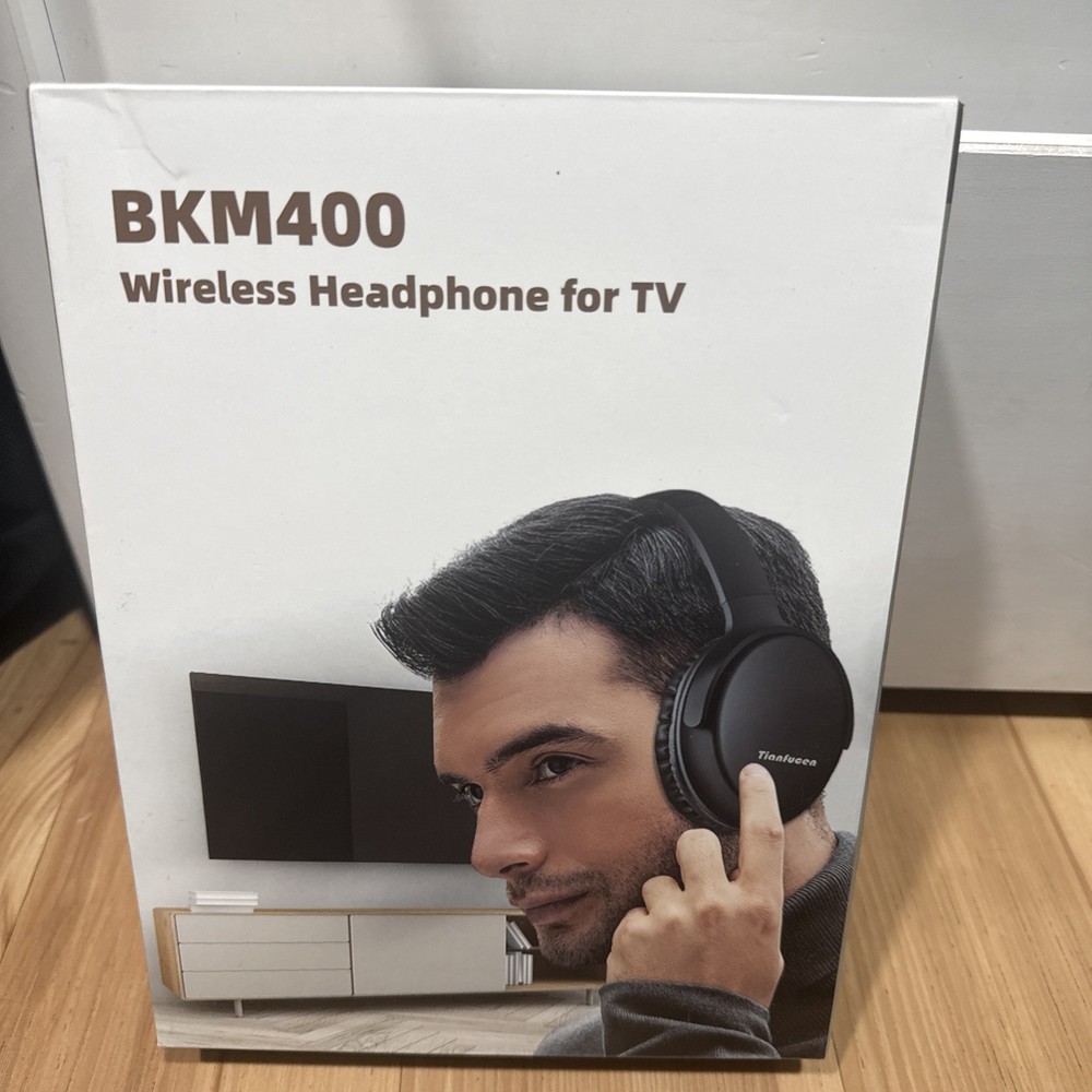 Wireless Headphones for TV, BKM400 TV Headphones Wireless with USB NEW SEALED