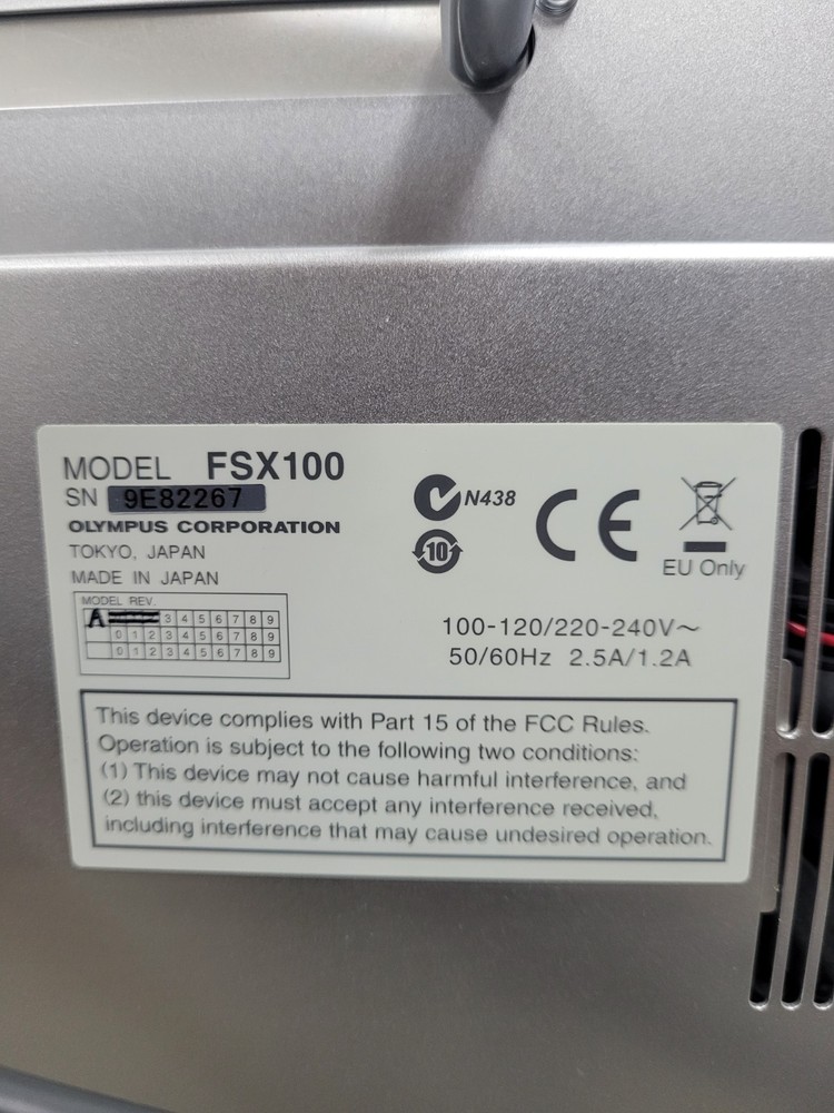 Olympus FSX100 Inverted Fluorescence Microscope