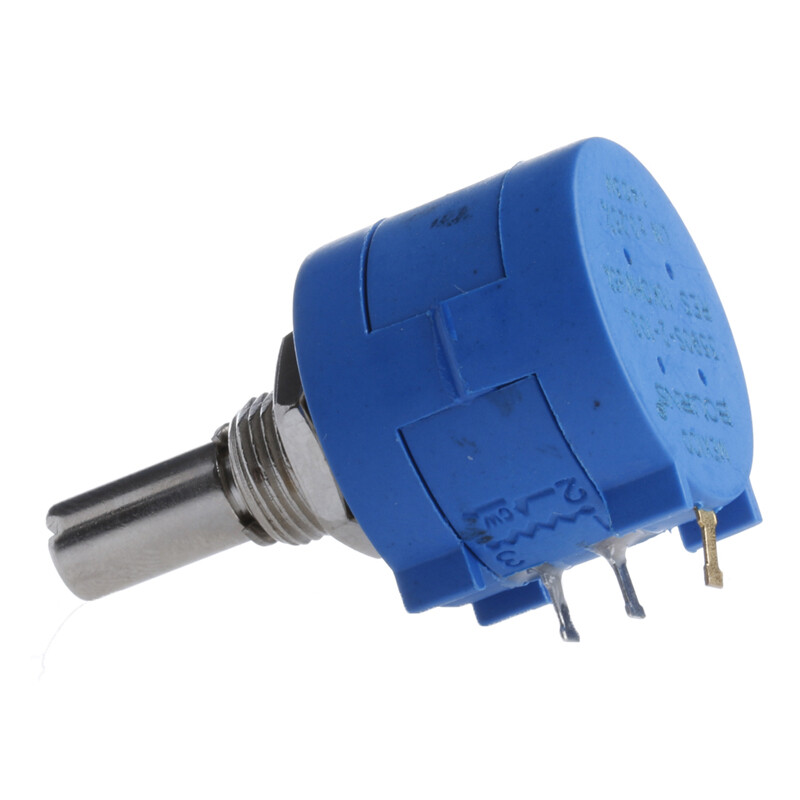 1K Ohm Rotary Potentiometer Pot 10 Turn Variable Dial Resistor