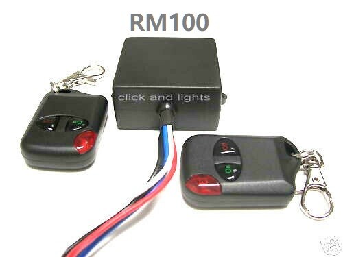 MSD 12V 15A 315mhz on off 2 remote control key fob 12V output relay switch RM100