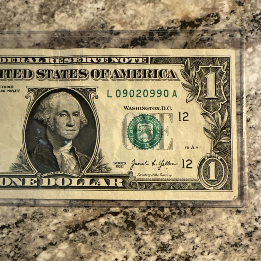 $1 US Federal Reserve Note TRINARY