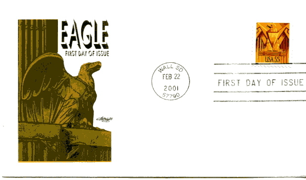 3471 55c Art Deco Artmaster FDC