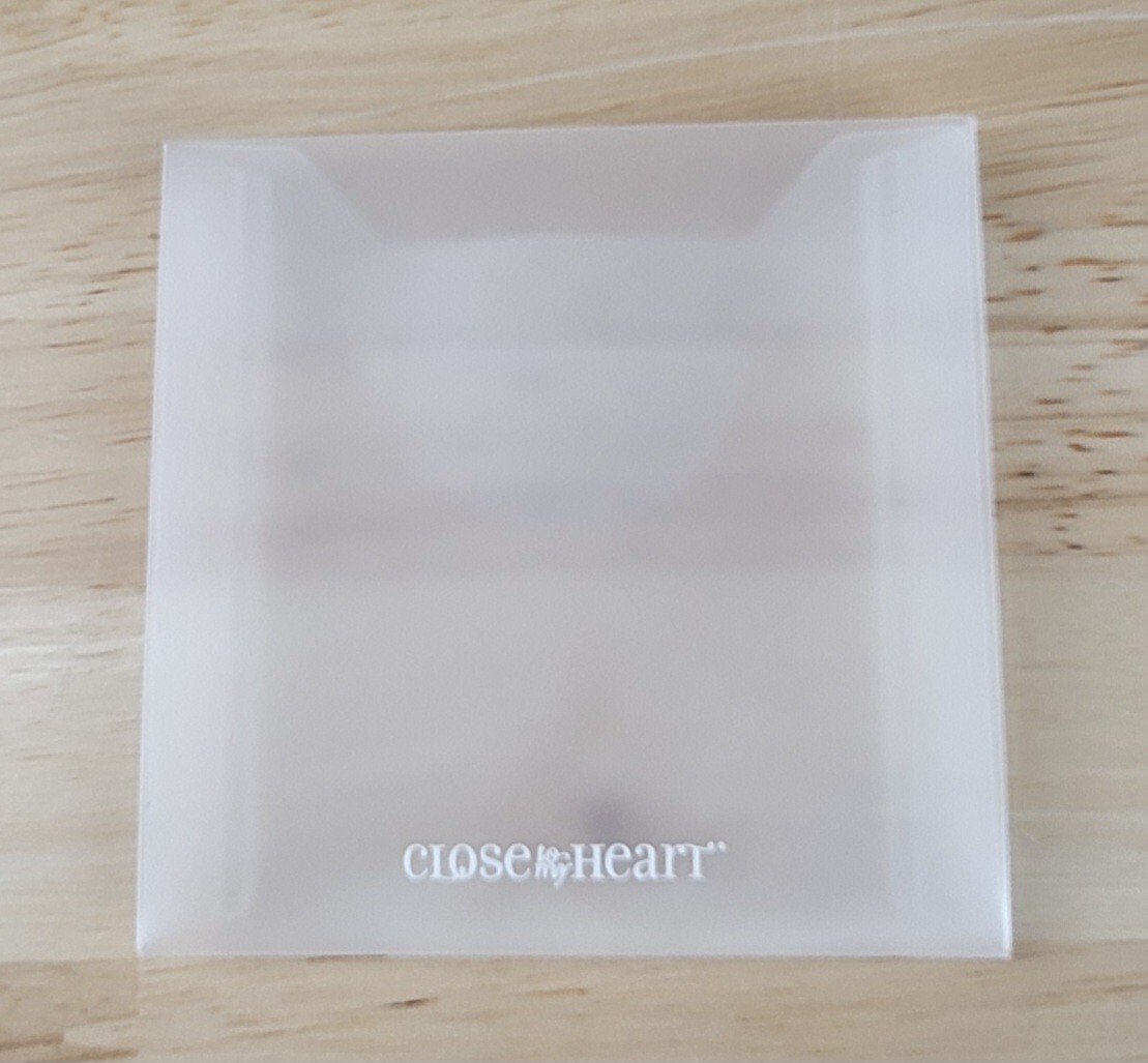 Close To My Heart 3"x3" PLASTIC STORAGE ENVELOPES Set of 10