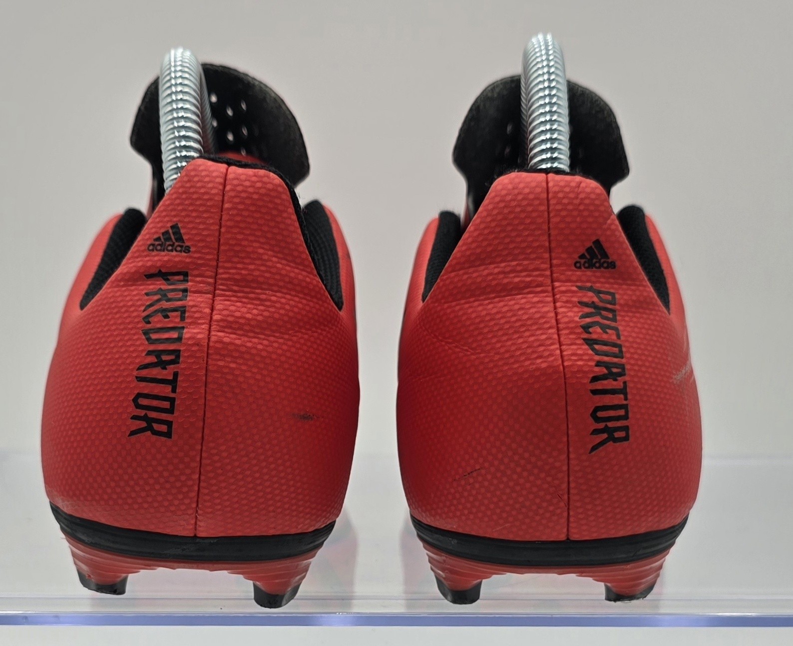 ADIDAS Predator Red/Black Soccer Cleats Size 6