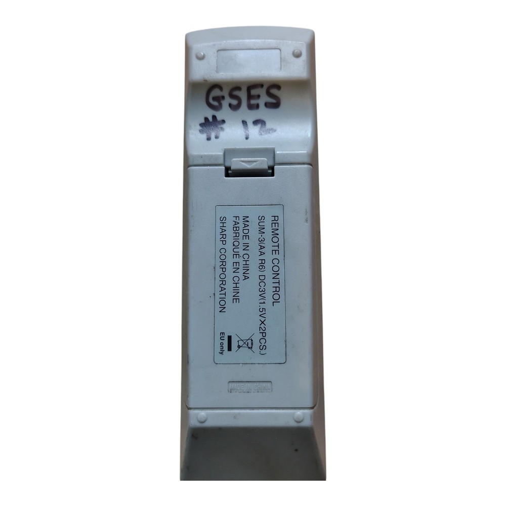 SHARP GA837WJSA Projector Remote Control Silver Grey Universal Mouse Function