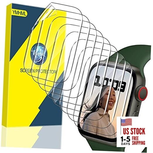 8 Pack Screen Protector Compatible for Apple 40mm SE Series 6/5/4 Transparent
