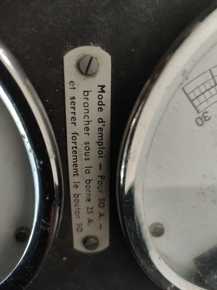 Old Voltmeter/Ammeter CHAUVIN & ARNOUX