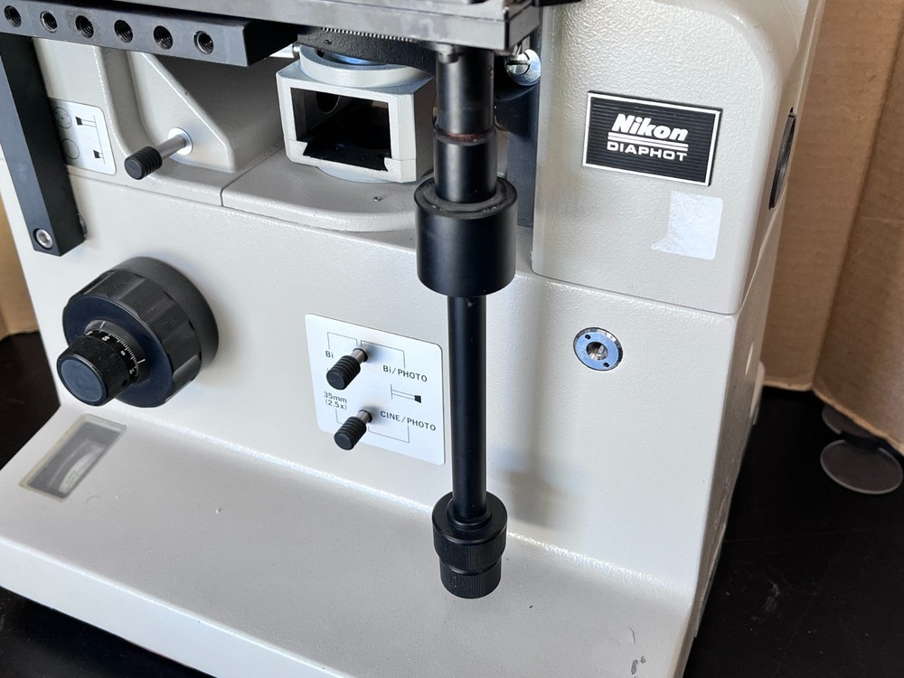 Nikon Diaphot Microscope X-Y Mechanical Stage with Extension Platform