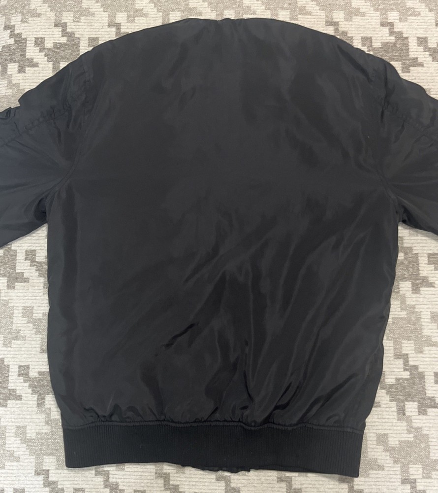 Fossa Apparel Snap-on Bomber Jacket Size Small
