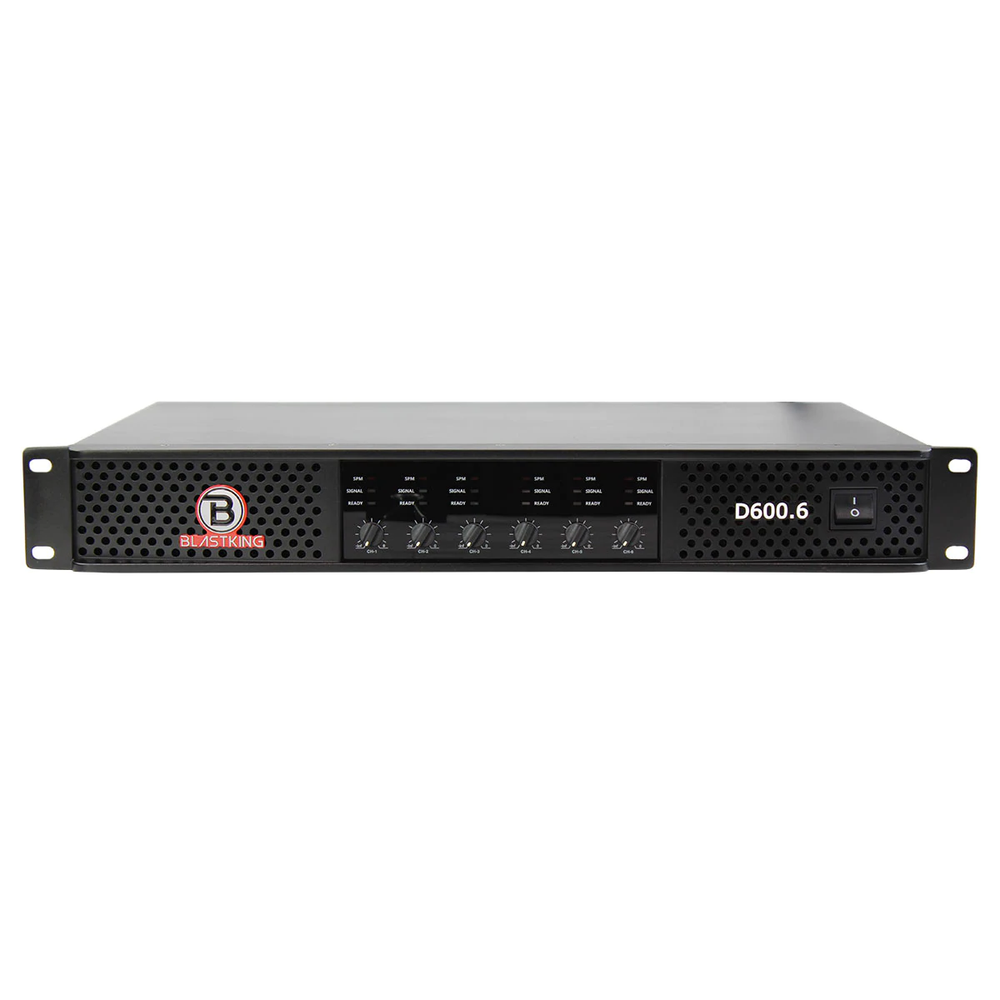 Blastking D600.6 3600 Watt 6 Channel Class D Amplifier