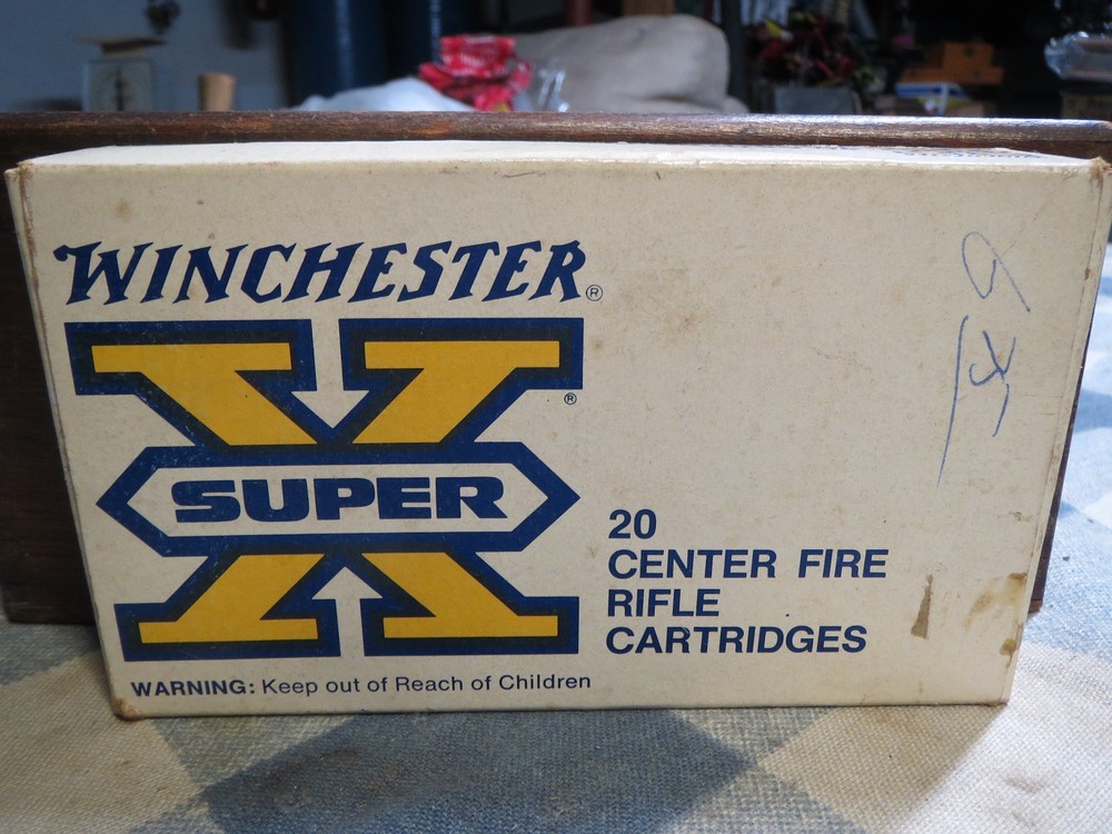 WINCHESTER SUPER X 303 BRITISH EMPTY AMMO BOX